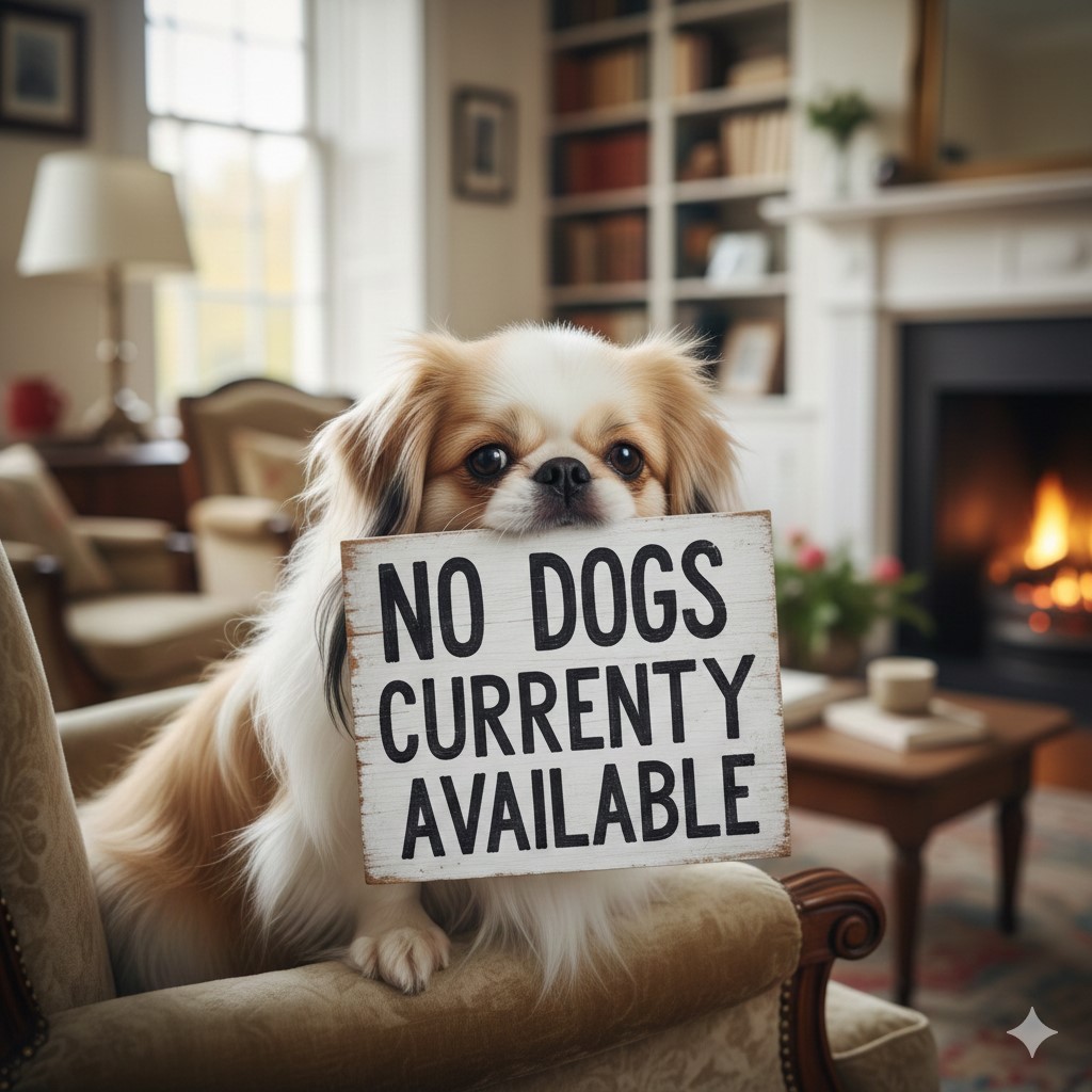 Japanese chins for adoption.